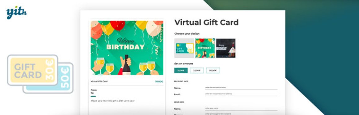 YITH WooCommerce Gift Cards