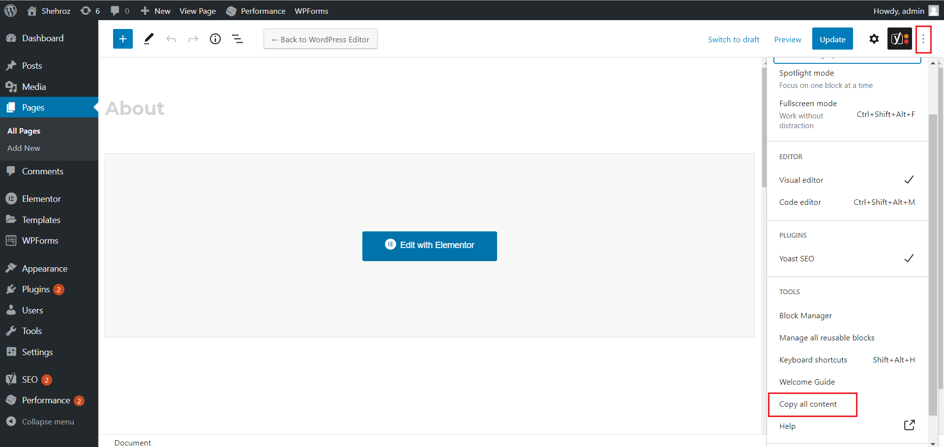 step 2 - wordpress duplicate post