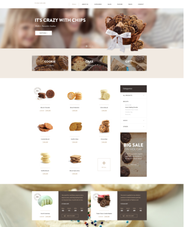 Bakerop Magento Theme