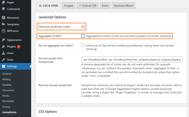 eliminate render-blocking resources