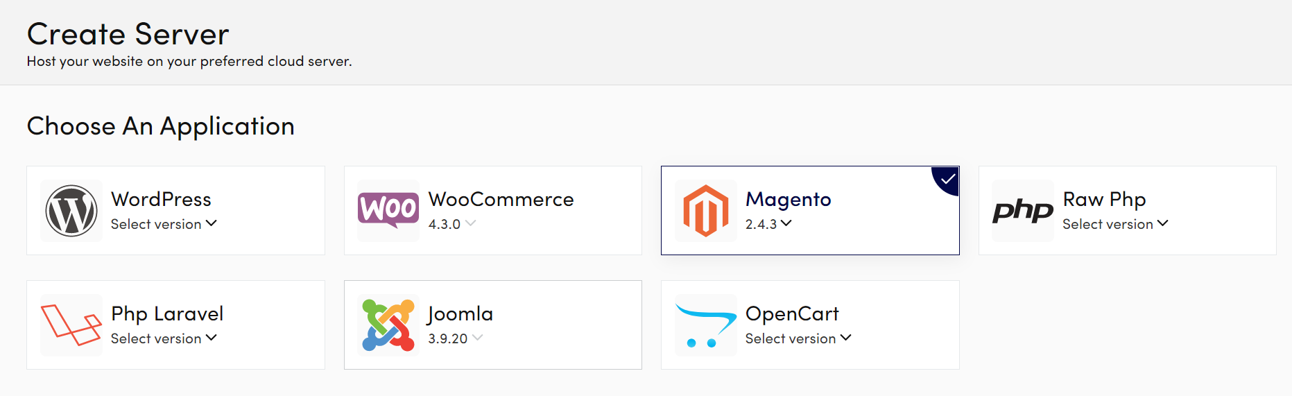 Magento Shared Hosting