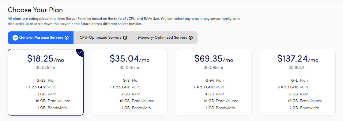 Devrims Dashboard - Choose Plans