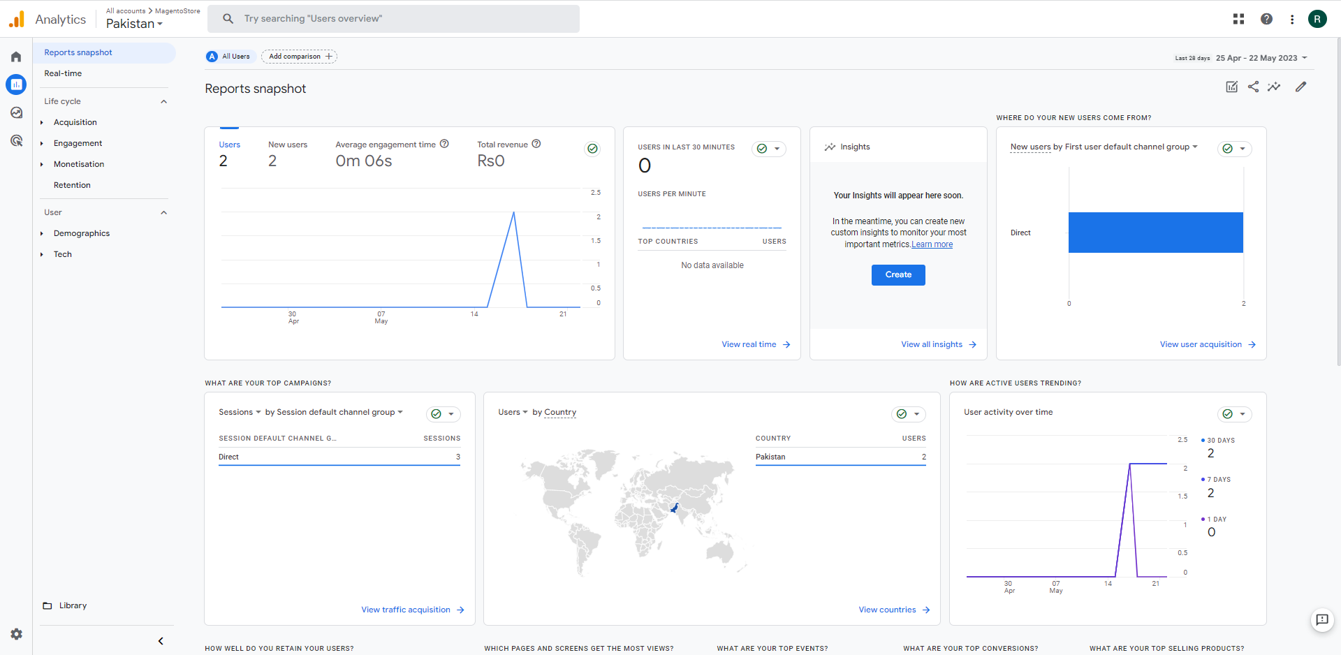 google analytics 4 magento