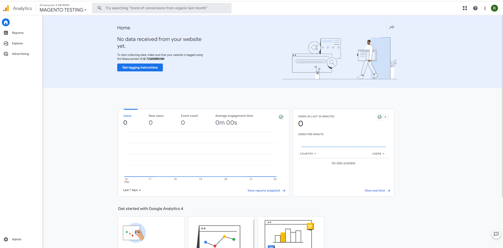 google analytics 4 magento