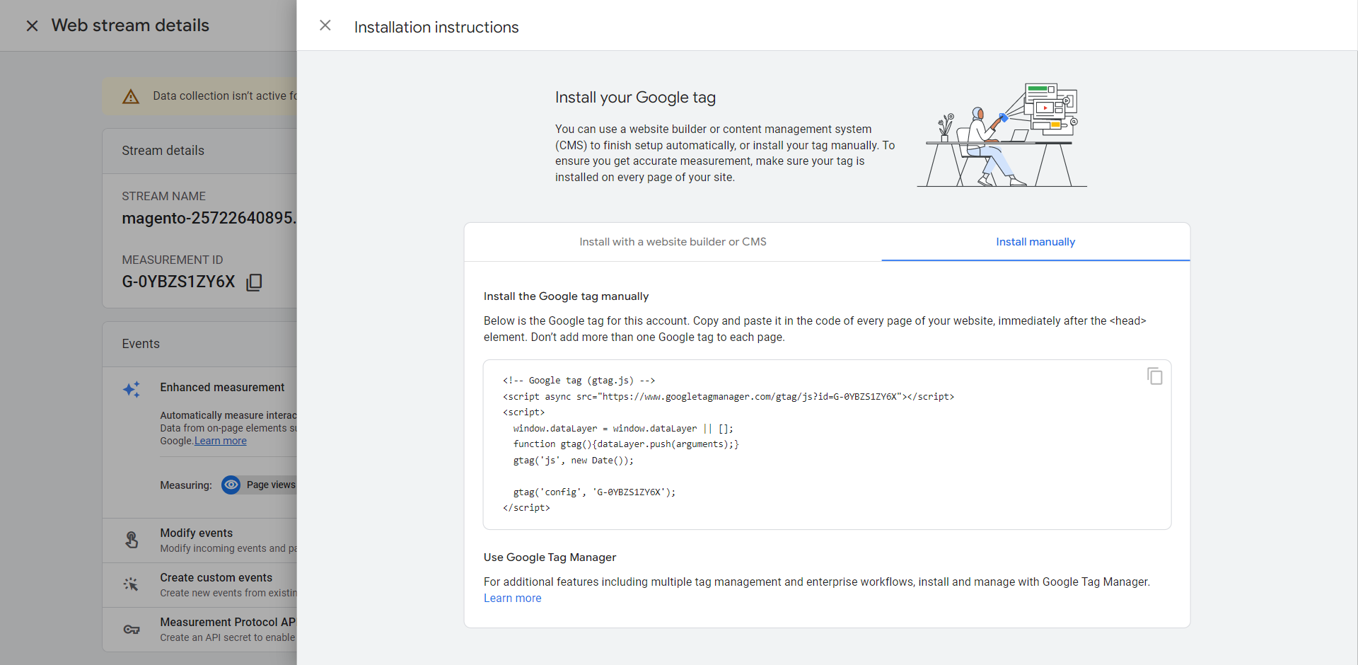 google analytics 4 magento