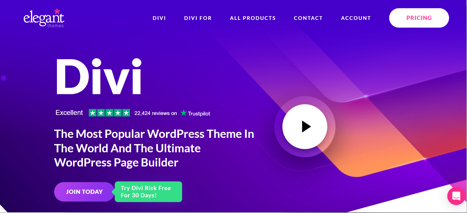 Divi screenshot