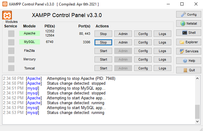 Magento on XAMPP 