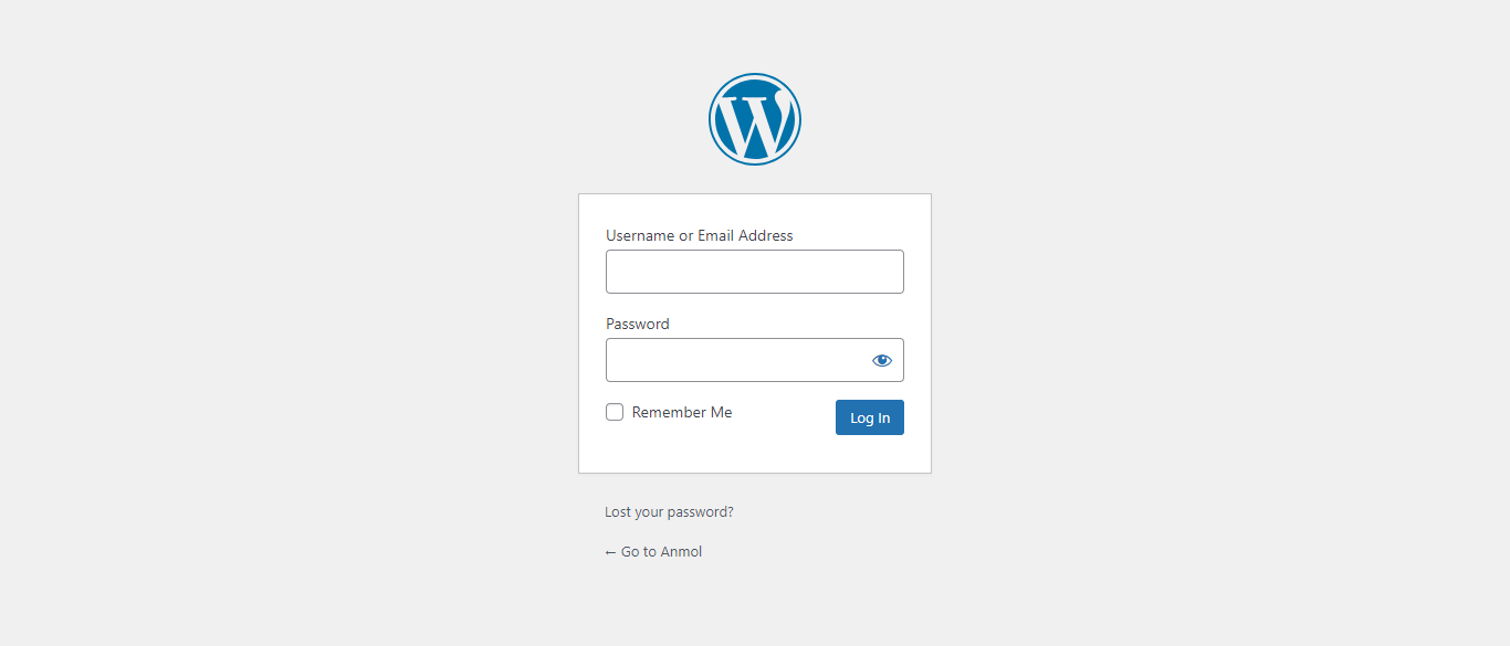 wordpress-login