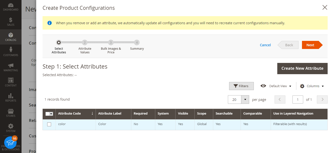 Create and Manage Products in Magento