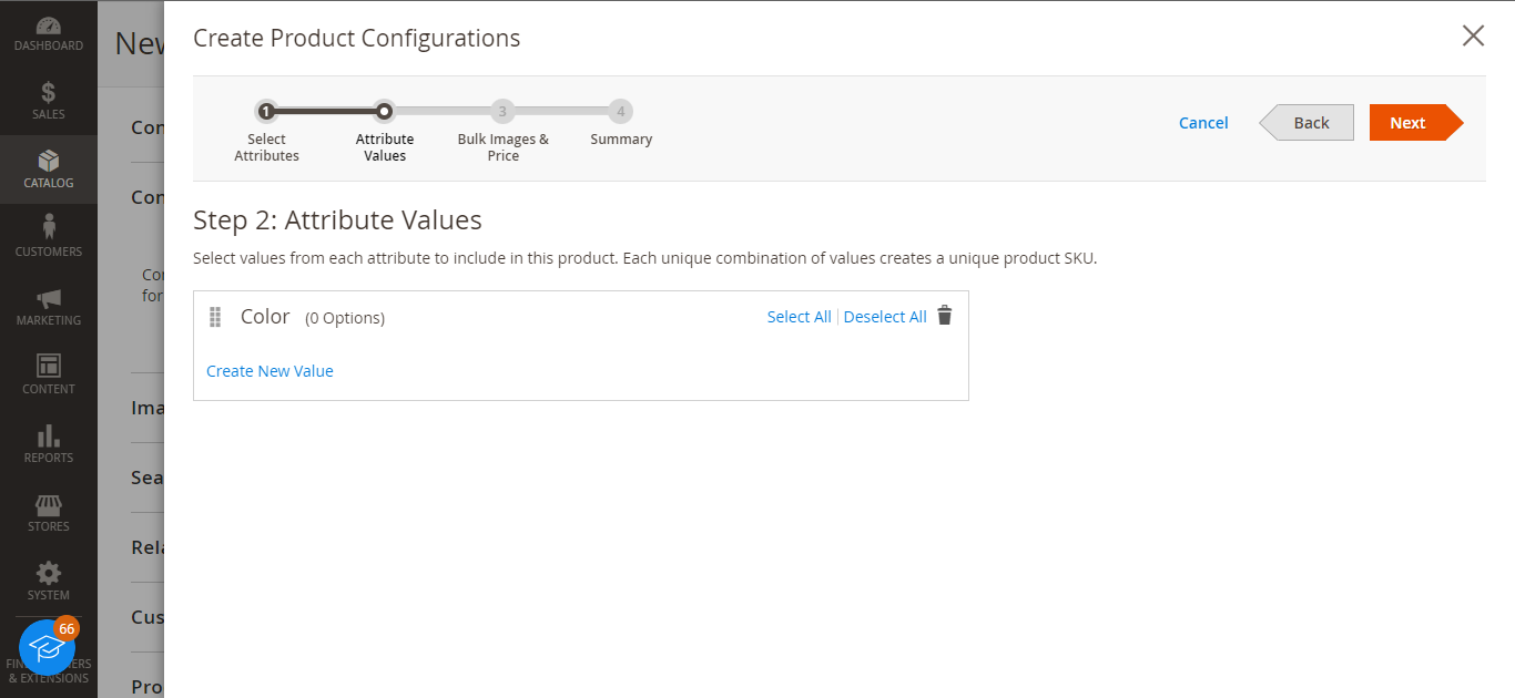 Create and Manage Products in Magento