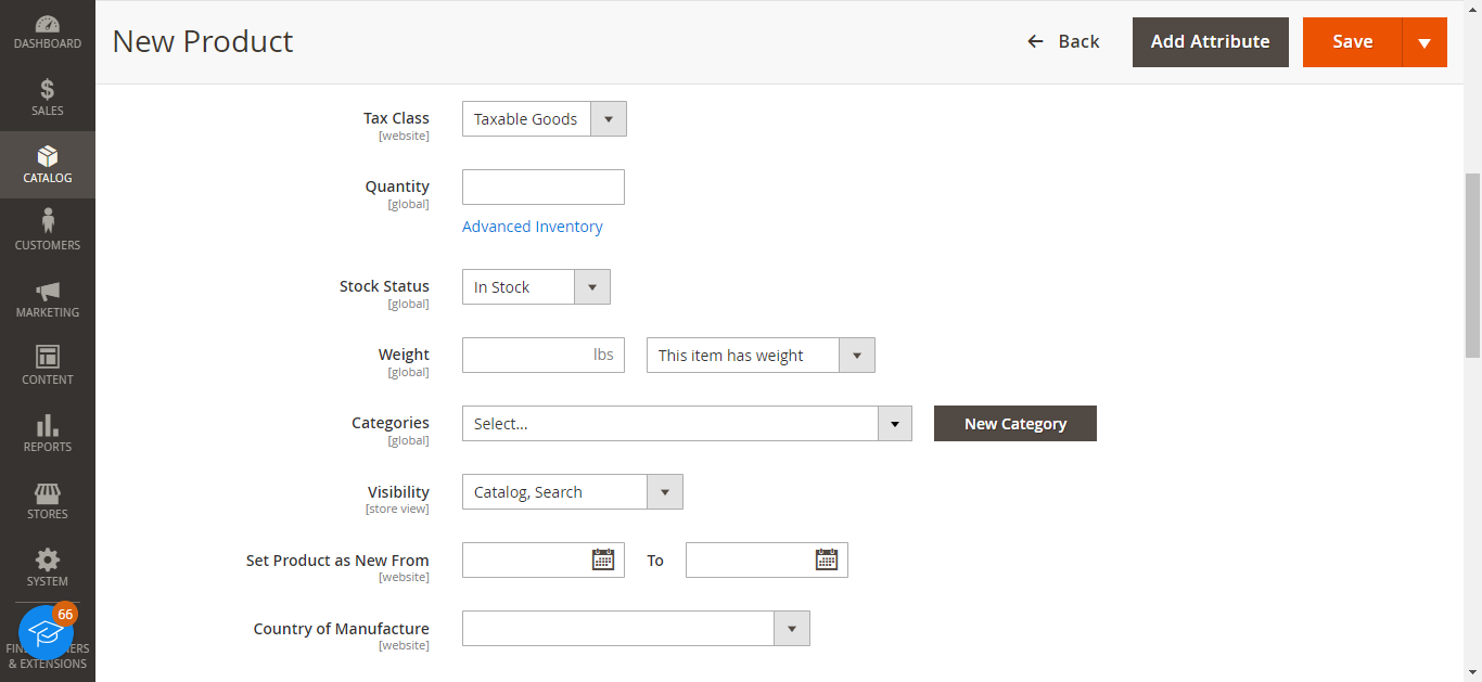 Magento Product Management