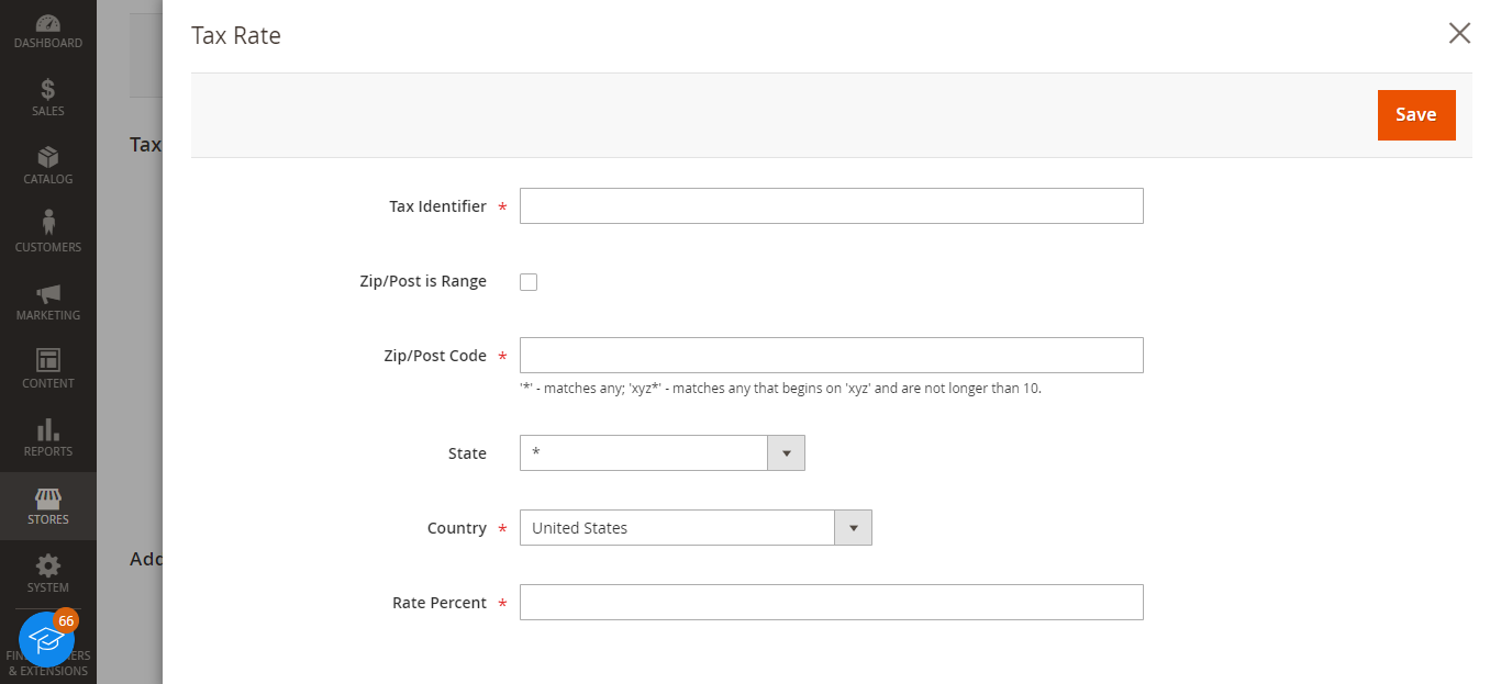 Magento Tax Rules - Saving Rule