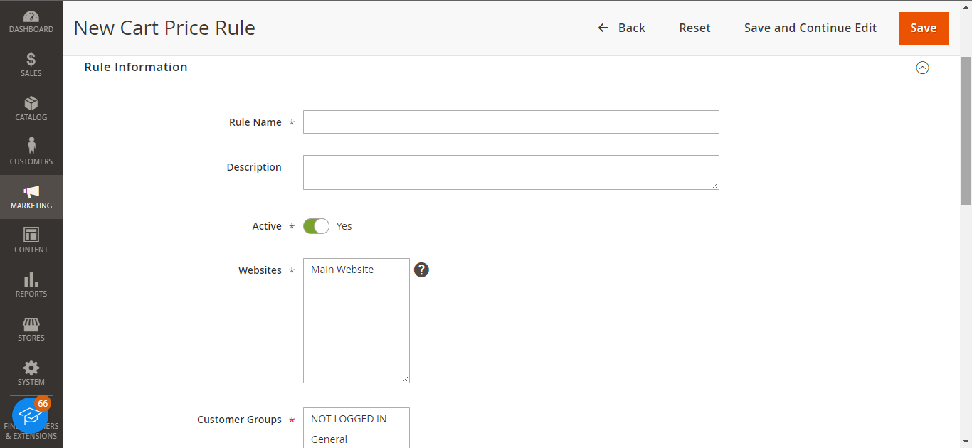 Magento Price Rule - Adding Cart Price Rules Details