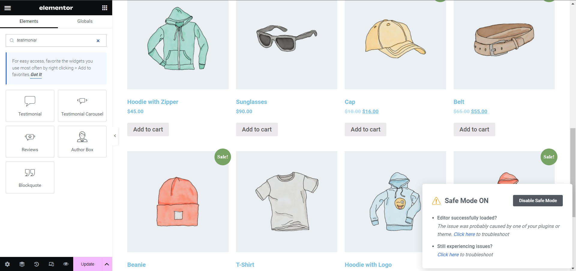 Building WooCommerce Store With Elementor