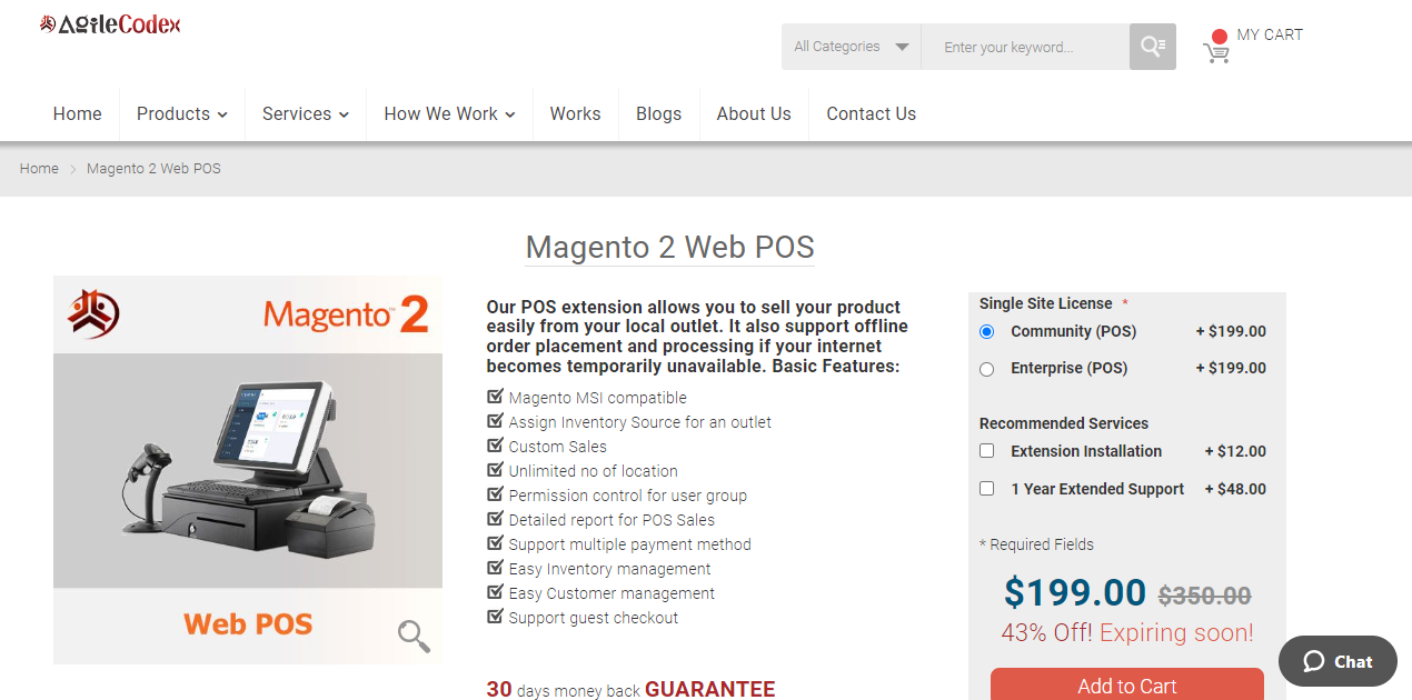 Magento POS Extensions - AgileCodex