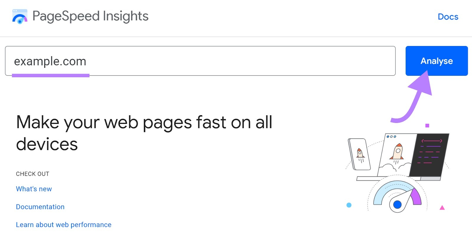 Page Speed Insights Tool